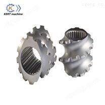 6542/Wr5料雙螺桿擠出機螺套 輸送塊元件