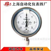 齒輪傳動(dòng)膜盒壓力表結(jié)構(gòu)原理